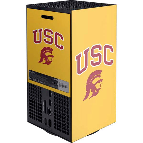 University of Southern California USC Trojans Yellow Xbox Series X Console Skin