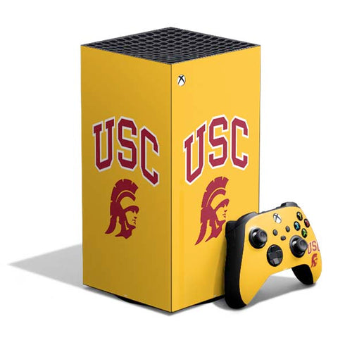 University of Southern California USC Trojans Yellow XBox Series X Digital Edition Bundle Skin