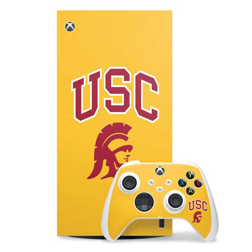 University of Southern California USC Trojans Yellow Xbox Series X Skins