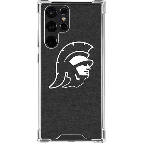 University of Southern California USC White Trojan Mascot Galaxy S23 Ultra Clear Case