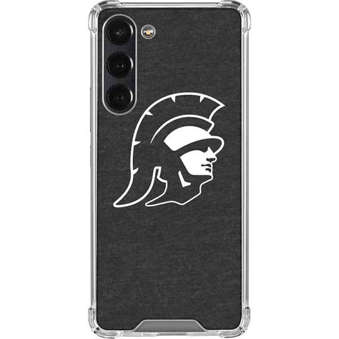 University of Southern California USC White Trojan Mascot Galaxy S24 FE Clear Case
