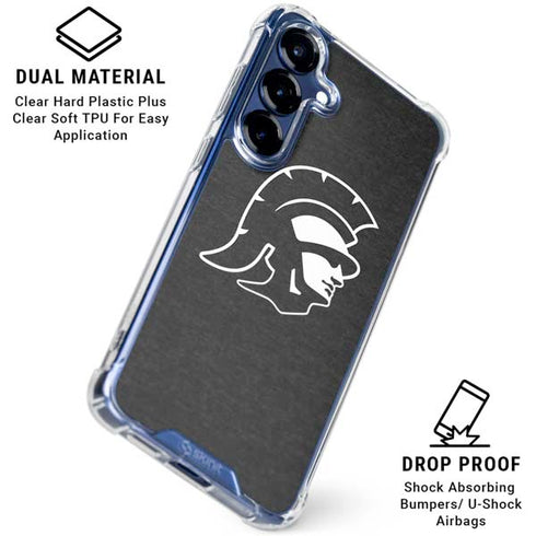 University of Southern California USC White Trojan Mascot Galaxy S25 Clear Case