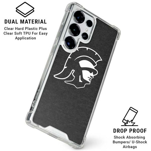 University of Southern California USC White Trojan Mascot Galaxy S25 Ultra Clear Case