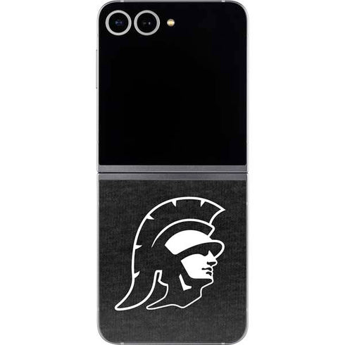 University of Southern California USC White Trojan Mascot Galaxy Z Flip6 Skin