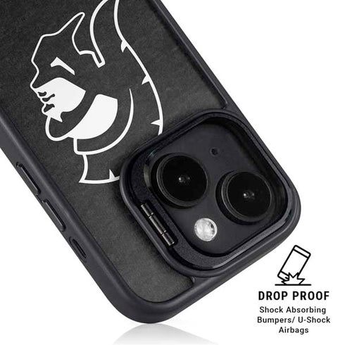 University of Southern California USC White Trojan Mascot iPhone 15 Kickstand Case