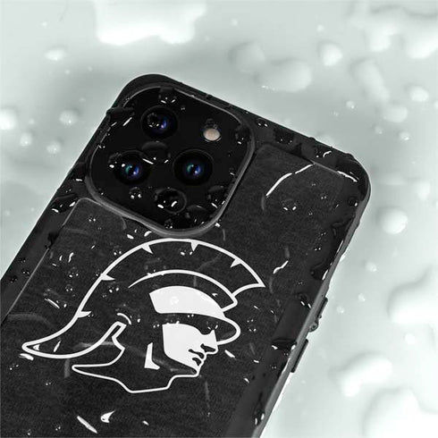 University of Southern California USC White Trojan Mascot iPhone 15 Pro Waterproof Case