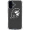 University of Southern California USC White Trojan Mascot iPhone 16 Plus Clear Case