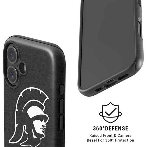 University of Southern California USC White Trojan Mascot iPhone 16 Plus Magsafe Impact Case