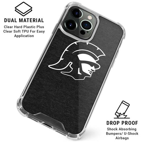 University of Southern California USC White Trojan Mascot iPhone 16 Pro Max Clear Case