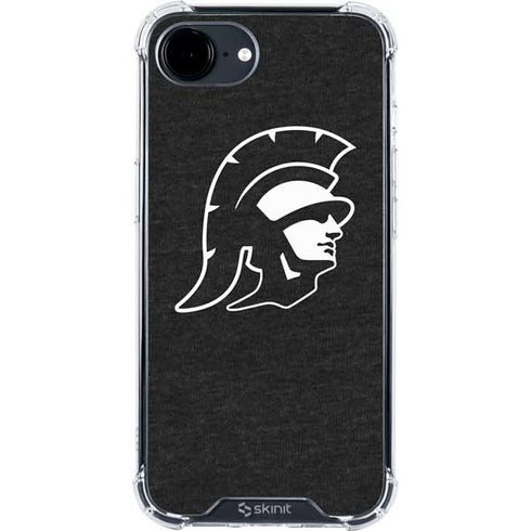 University of Southern California USC White Trojan Mascot iPhone 16e Clear Case