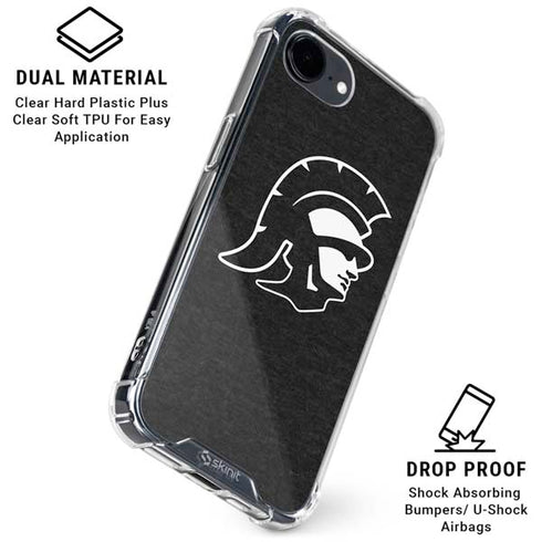 University of Southern California USC White Trojan Mascot iPhone 16e Clear Case