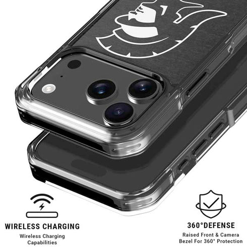 University of Southern California USC White Trojan Mascot iPhone 18 Pro Clear Case