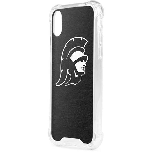 University of Southern California USC White Trojan Mascot iPhone XS Clear Case