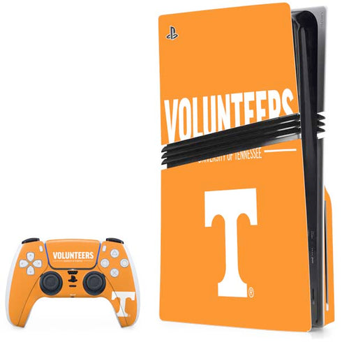 University of Tennessee-Knoxville UT Volunteers PS5 Pro Disk Bundle Skin