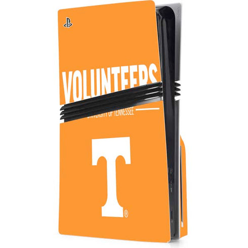 University of Tennessee-Knoxville UT Volunteers PS5 Pro Disk Console Skin