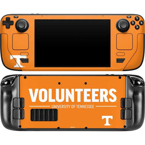 University of Tennessee-Knoxville UT Volunteers Steam Deck Handheld Gaming Computer OLED Skin