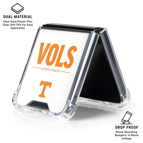 University of Tennessee-Knoxville UT Vols Galaxy Z Flip6 Clear Case