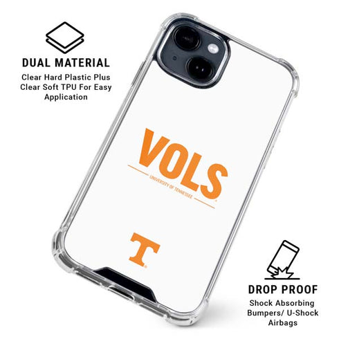 University of Tennessee-Knoxville UT Vols iPhone 15 Clear Case