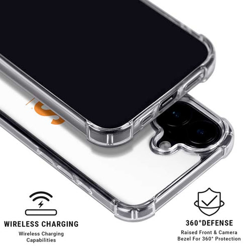 University of Tennessee-Knoxville UT Vols iPhone 16 Plus Clear Case
