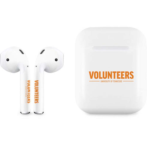 University of Tennessee-Knoxville Volunteers Text Apple AirPods Skin