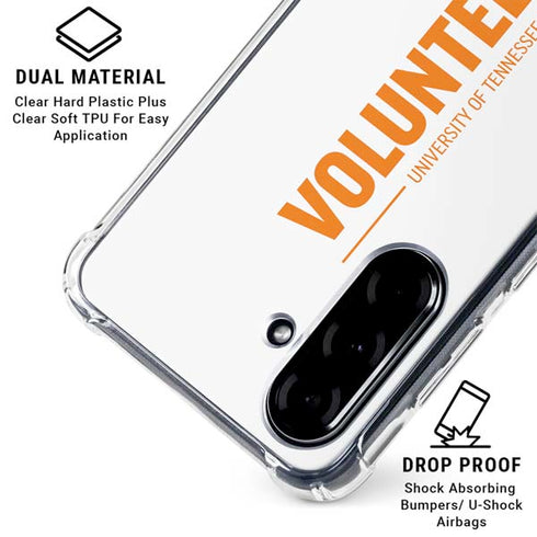 University of Tennessee-Knoxville Volunteers Text Galaxy A36 5G Clear Case