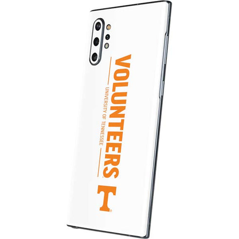 University of Tennessee-Knoxville Volunteers Text Galaxy Note 10 Plus Skin