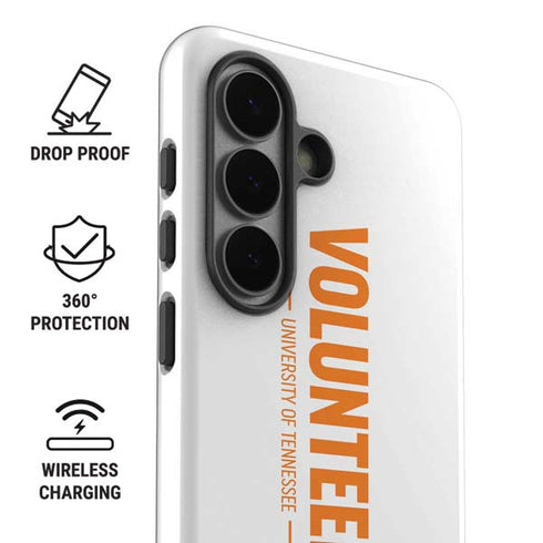 University of Tennessee-Knoxville Volunteers Text Galaxy S26 Plus Impact Case