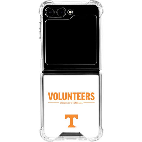 University of Tennessee-Knoxville Volunteers Text Galaxy Z Flip6 Clear Case