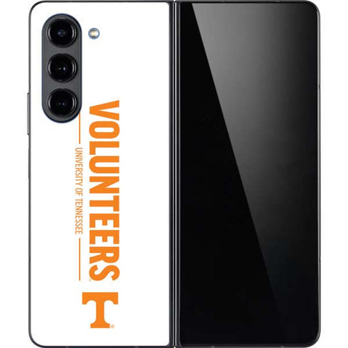University of Tennessee-Knoxville Volunteers Text Galaxy Z Fold5 5G Skin