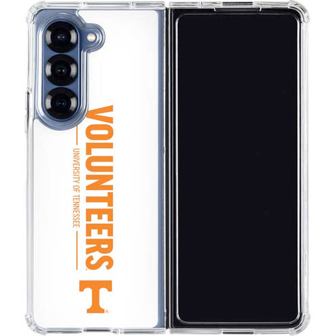 University of Tennessee-Knoxville Volunteers Text Galaxy Z Fold6 Clear Case