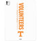 University of Tennessee-Knoxville Volunteers Text iPad Pro 13in M4 (2024) Skin