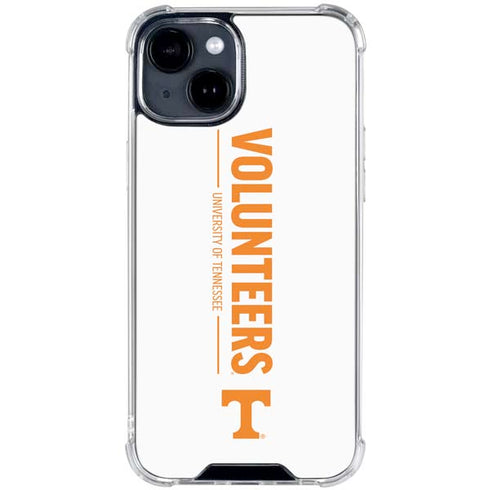 University of Tennessee-Knoxville Volunteers Text iPhone 15 Clear Case