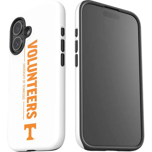 University of Tennessee-Knoxville Volunteers Text iPhone 16 Plus Impact Case