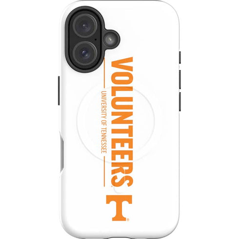 University of Tennessee-Knoxville Volunteers Text iPhone 16 Plus Magsafe Impact Case