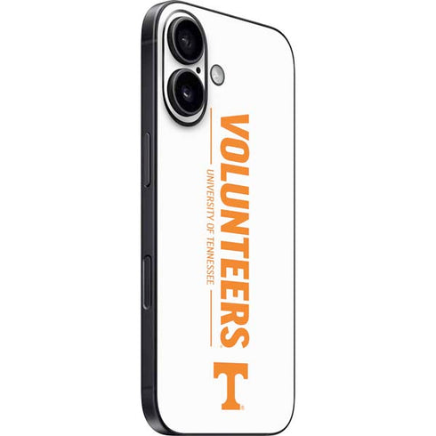 University of Tennessee-Knoxville Volunteers Text iPhone 16 Plus Skin