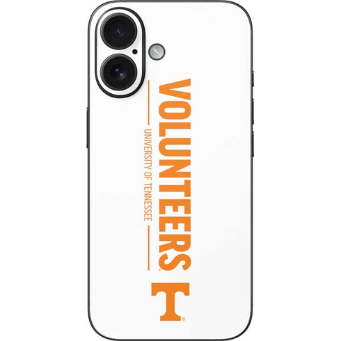 University of Tennessee-Knoxville Volunteers Text iPhone 16 Skin