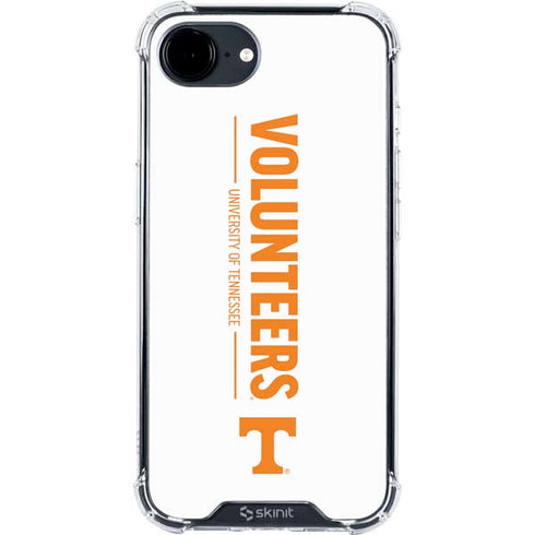 University of Tennessee-Knoxville Volunteers Text iPhone 16e Clear Case