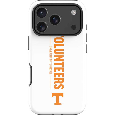 University of Tennessee-Knoxville Volunteers Text iPhone 18 Pro Max Impact Case