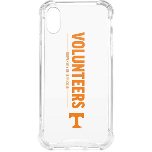 University of Tennessee-Knoxville Volunteers Text iPhone XS Clear Case