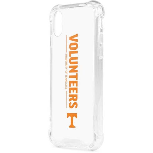 University of Tennessee-Knoxville Volunteers Text iPhone XS Clear Case