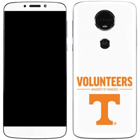 University of Tennessee-Knoxville Volunteers Text Moto E5 Plus Skin
