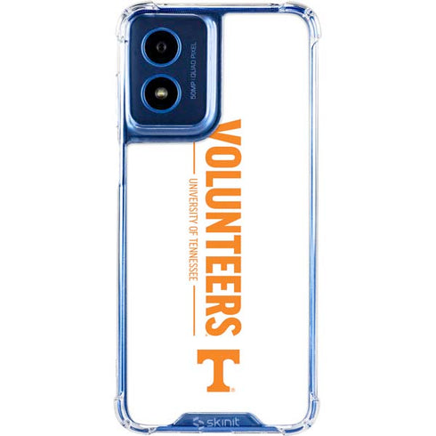 University of Tennessee-Knoxville Volunteers Text Moto G 5G (2024) Clear Case
