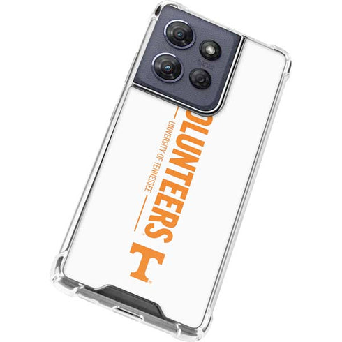 University of Tennessee-Knoxville Volunteers Text Moto G Play 5G (2025) Clear Case