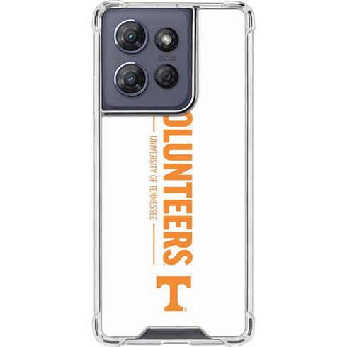 University of Tennessee-Knoxville Volunteers Text Moto G Stylus 5G (2025) Clear Case