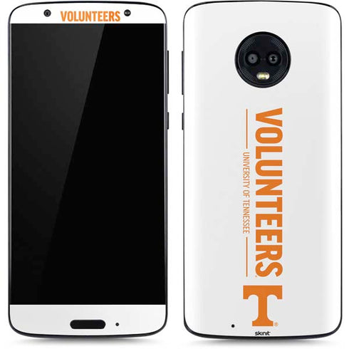 University of Tennessee-Knoxville Volunteers Text Moto G6 Skin