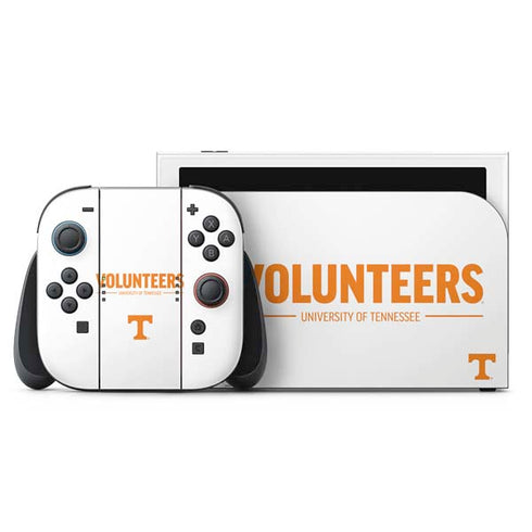 University of Tennessee-Knoxville Volunteers Text Nintendo Switch 2 (2025) with Joy-Con Skin