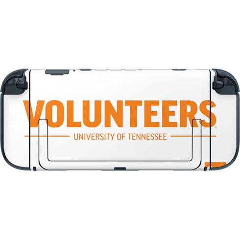 University of Tennessee-Knoxville Volunteers Text Nintendo Switch 2 (2025) with Joy-Con Skin
