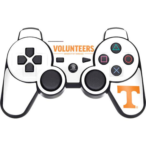 University of Tennessee-Knoxville Volunteers Text PS3 Dual Shock wireless controller Skin