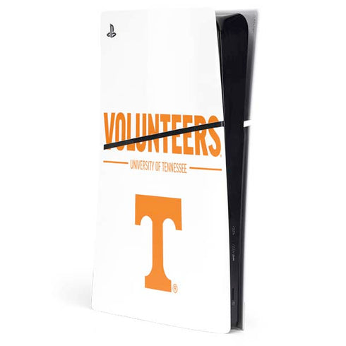 University of Tennessee-Knoxville Volunteers Text PS5 Slim Digital Edition Console Skin