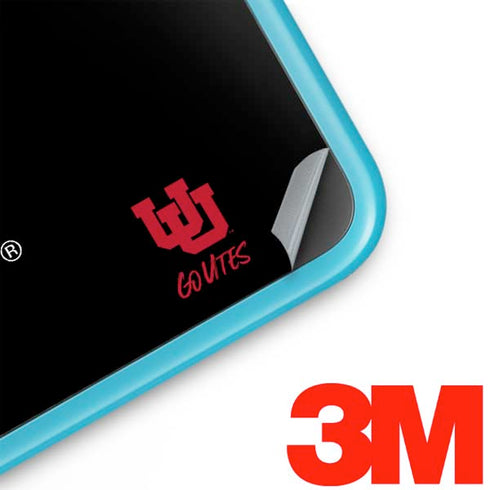 Utah Circle and Feather on Black Nintendo 2DS XL (2017) Skin